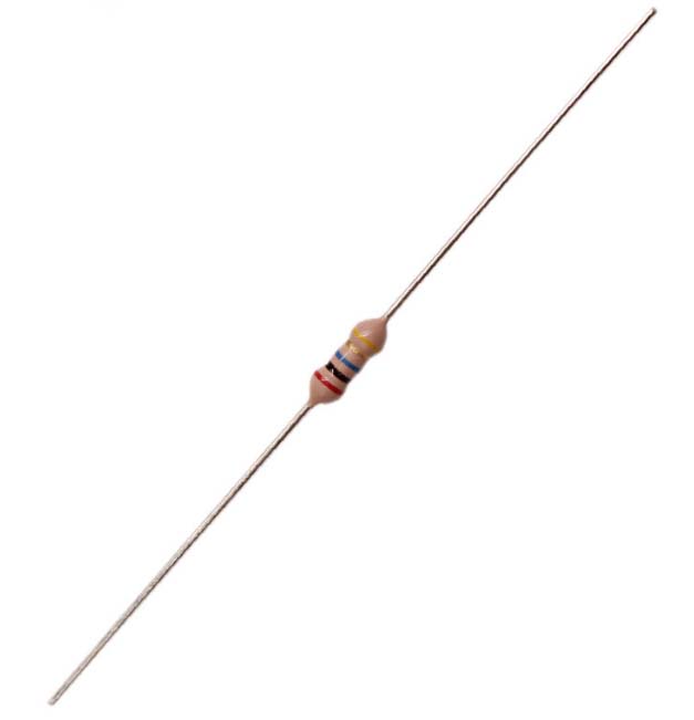 RI40-1/4W Metallic Ring Glass Film High Voltage Resistor
