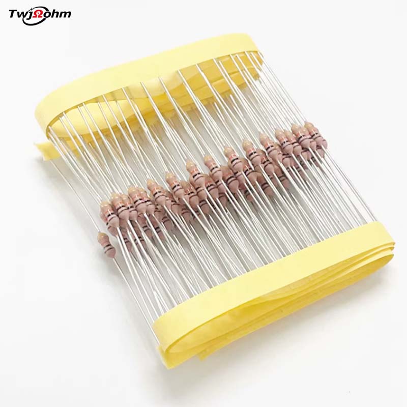 RI40-1/4W Metallic Ring Glass Film High Voltage Resistor