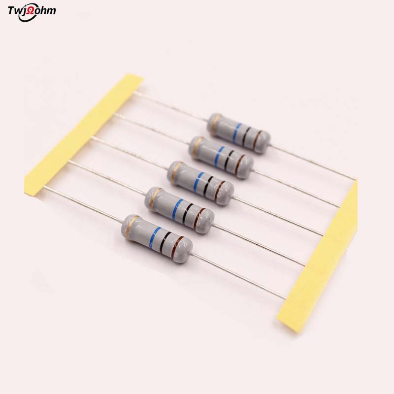 RI40-3W Color Ring Glass Film High Voltage Resistors
