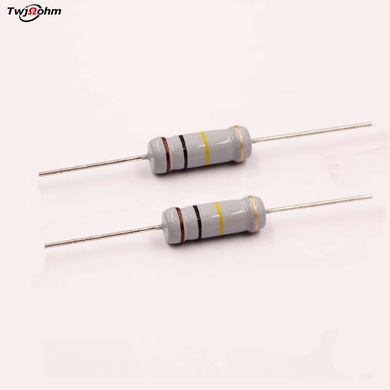 RI40-3W Color Ring Glass Film High Voltage Resistors