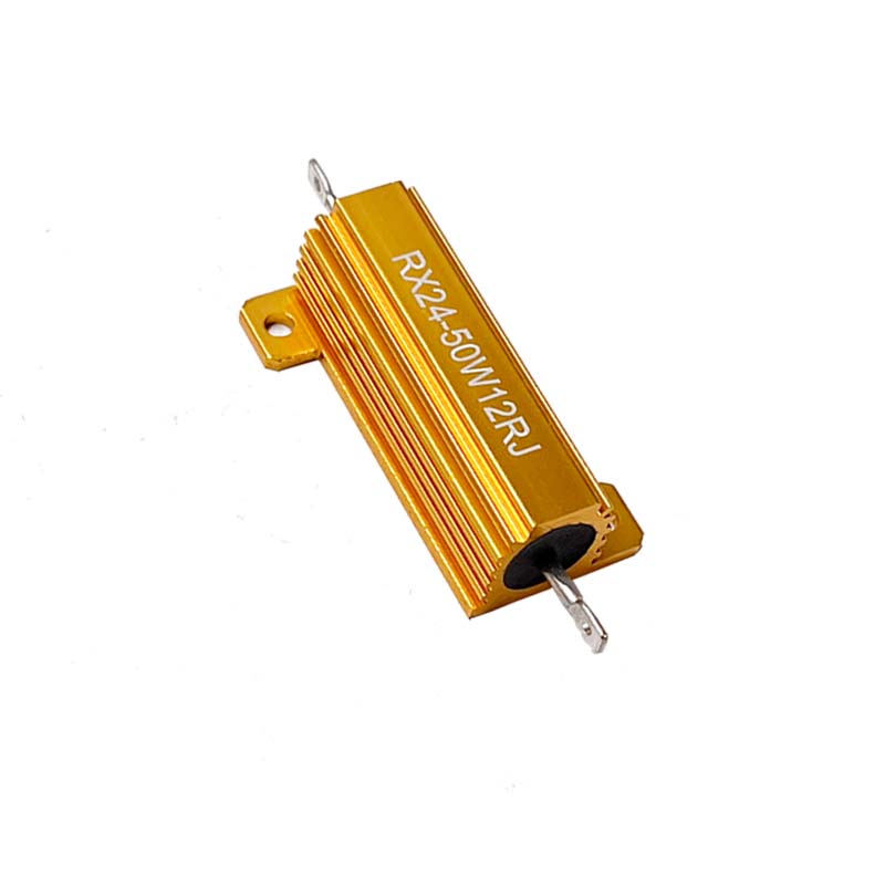 RX24-50W High-Power Gold Aluminum Shell Fixed Resistor
