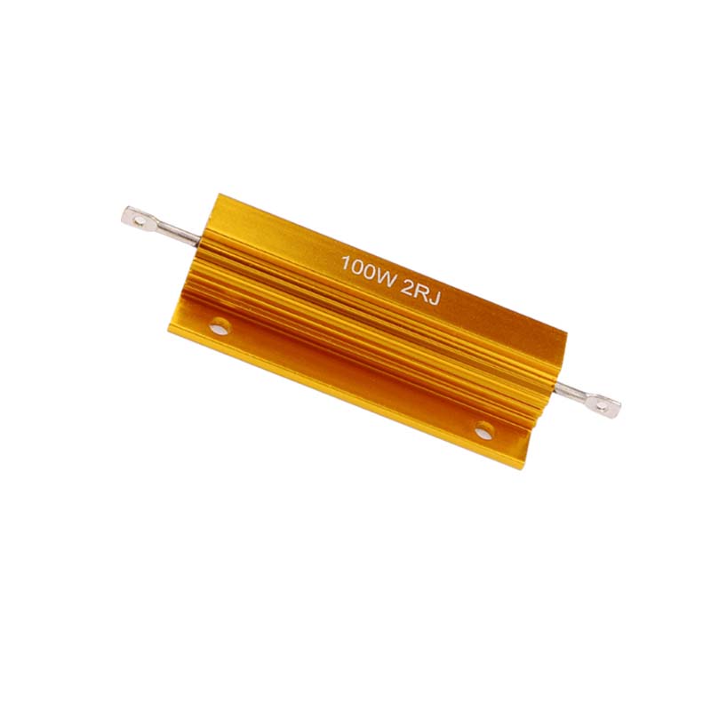 RX24-100W High-Power Gold Aluminum Shell Fixed Resistor