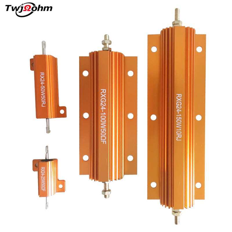 RX24 Gold Aluminum Housing Resistor