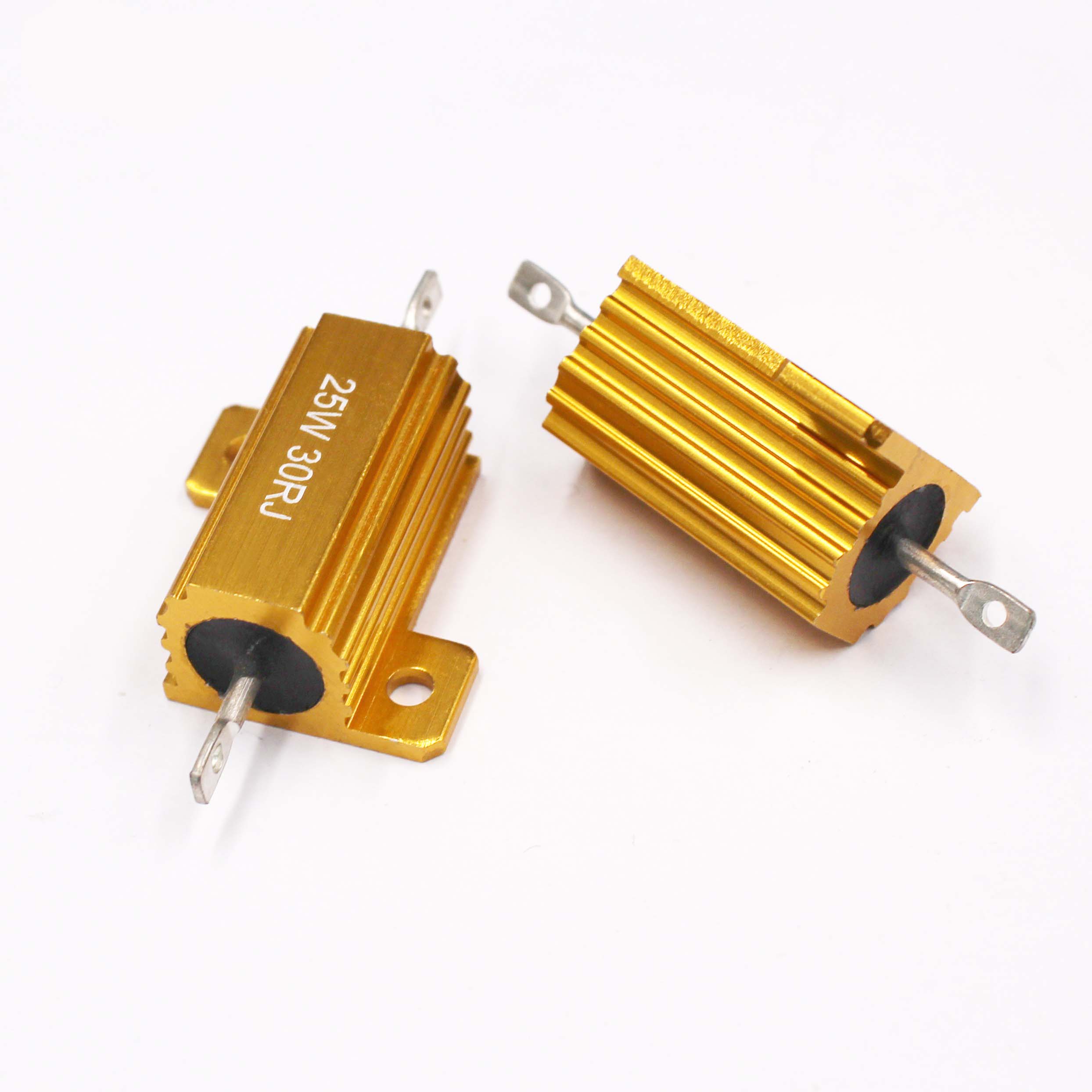RX24-25W High-Power Gold Aluminum Shell Fixed Resistor