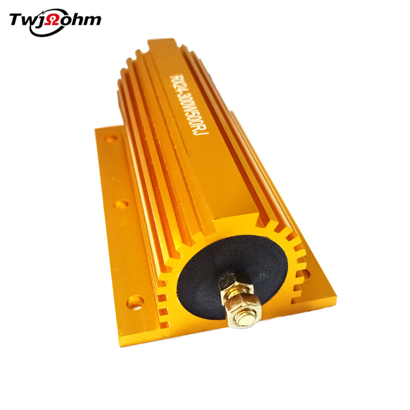 RX24-300W High-Power Gold Aluminum Shell Fixed Resistor