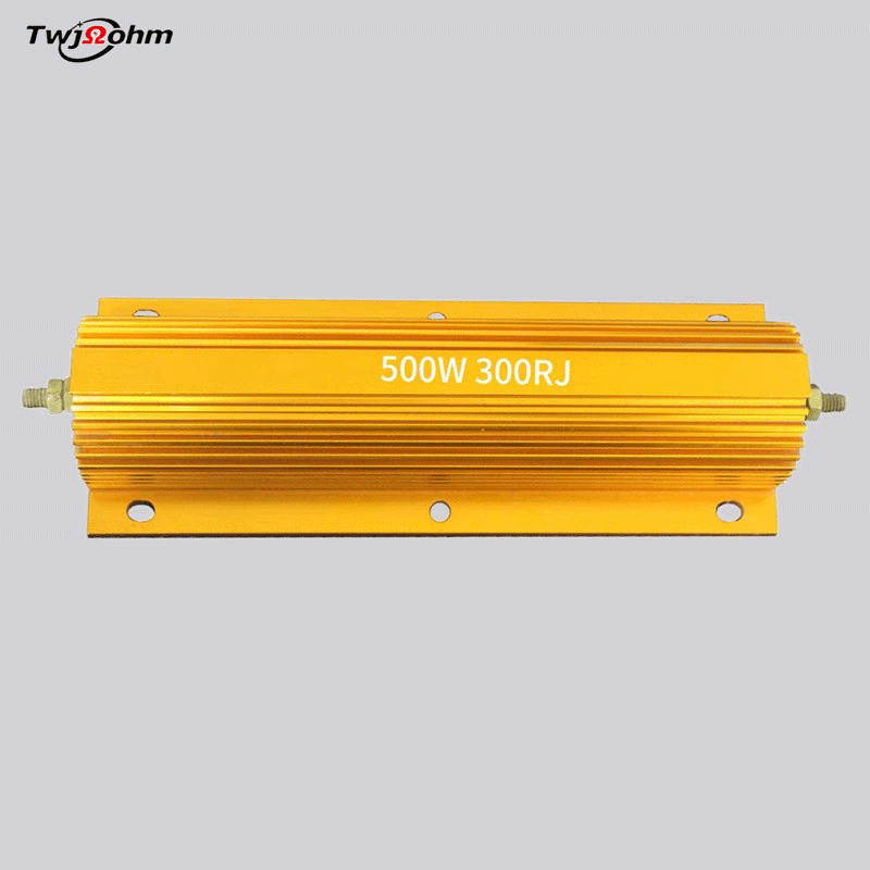RX24-500W High-Power Gold Aluminum Shell Fixed Resistor