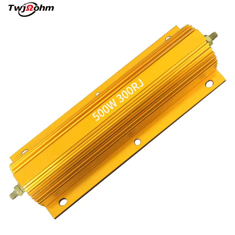 RX24-500W High-Power Gold Aluminum Shell Fixed Resistor