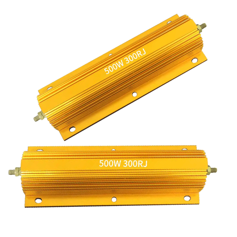 RX24-500W High-Power Gold Aluminum Shell Fixed Resistor