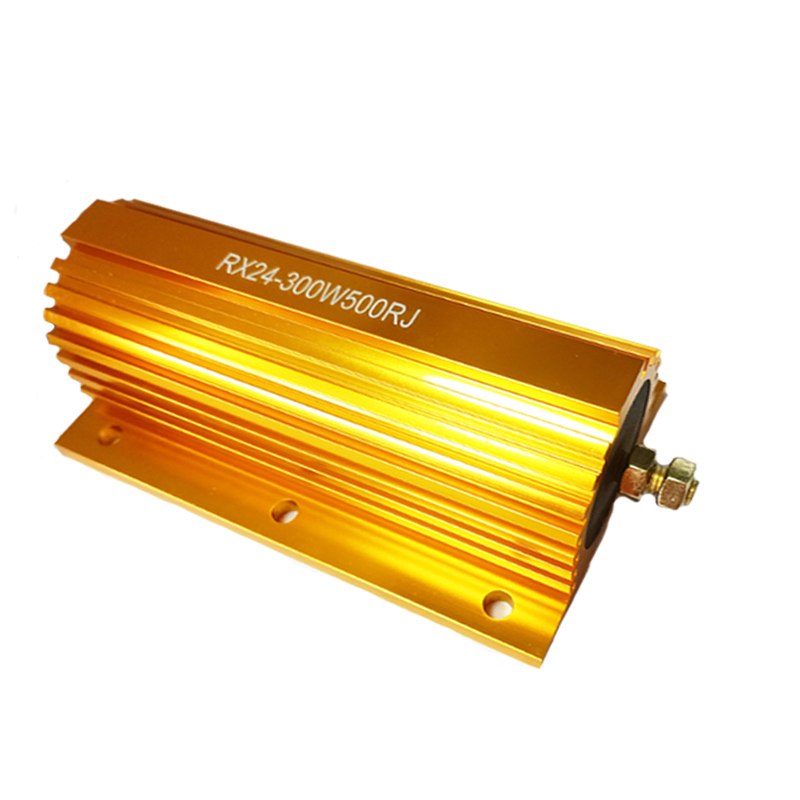 RX24-300W High-Power Gold Aluminum Shell Fixed Resistor