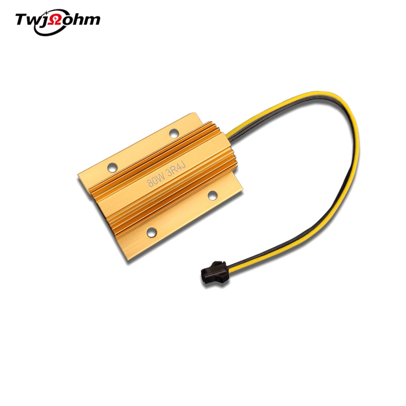 RX24-25W/50W/80W Gold Aluminum Housed Decoder Resistor