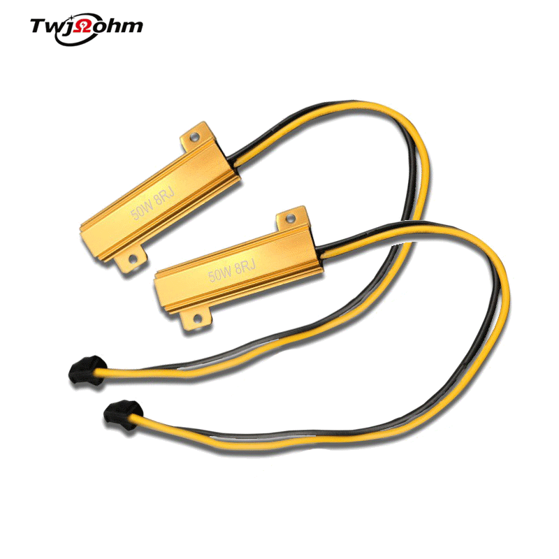 RX24-25W/50W/80W Gold Aluminum Housed Decoder Resistor