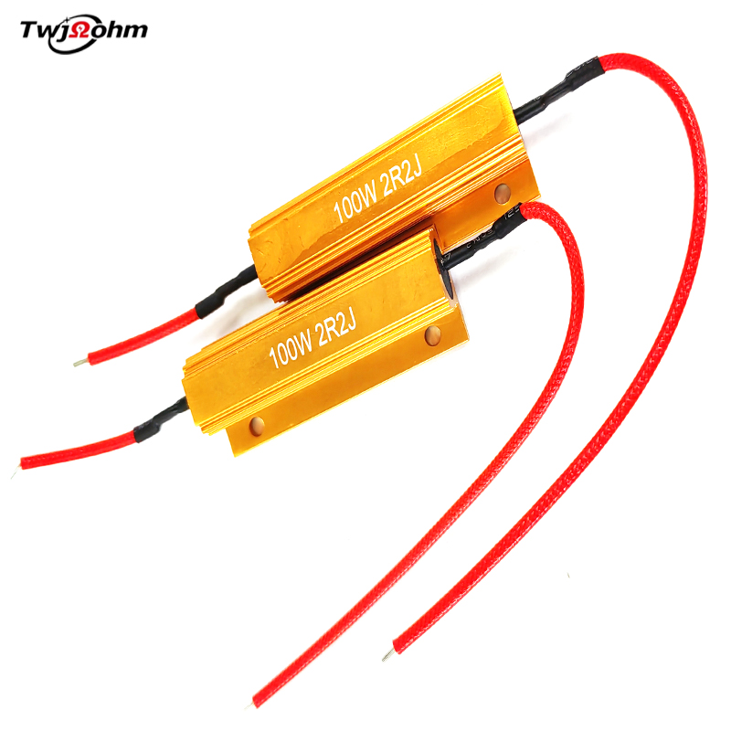 RX24-100W High-Power Gold Aluminum Housed Wirewound Resistor for Discharge & Pre-charge & Load