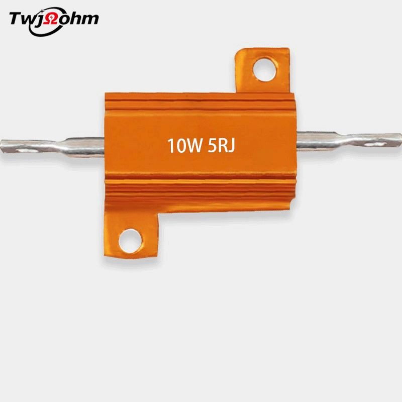 RX24-10W High-Power Gold Aluminum Shell Fixed Resistor