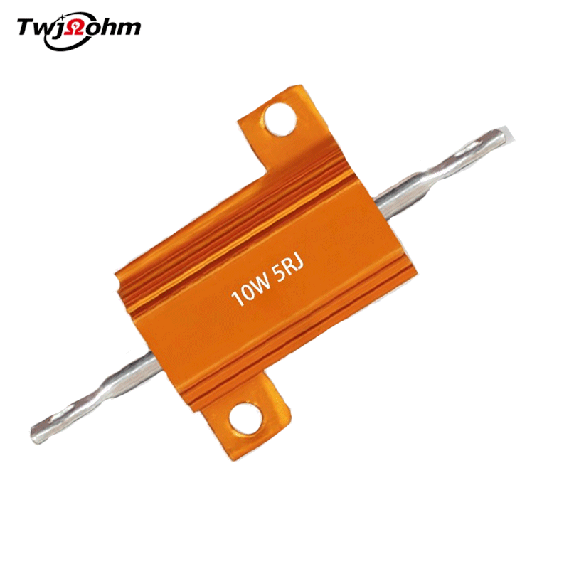 RX24-10W High-Power Gold Aluminum Shell Fixed Resistor
