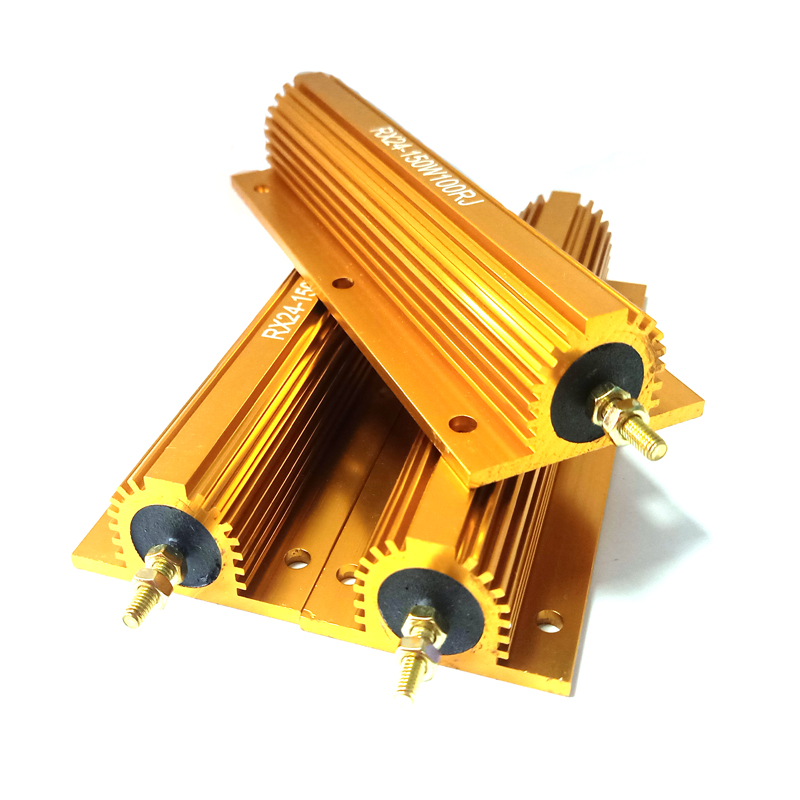 RX24-150W High-Power Gold Aluminum Shell Fixed Resistor