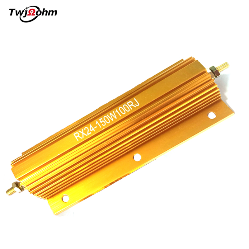 RX24-150W High-Power Gold Aluminum Shell Fixed Resistor