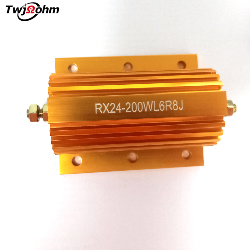 RX24-200WL High-Power Gold Aluminum Shell Fixed Resistor