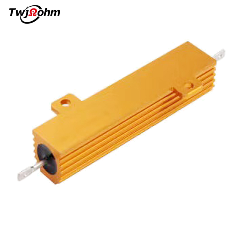 RX24-80W High-Power Gold Aluminum Shell Fixed Resistor