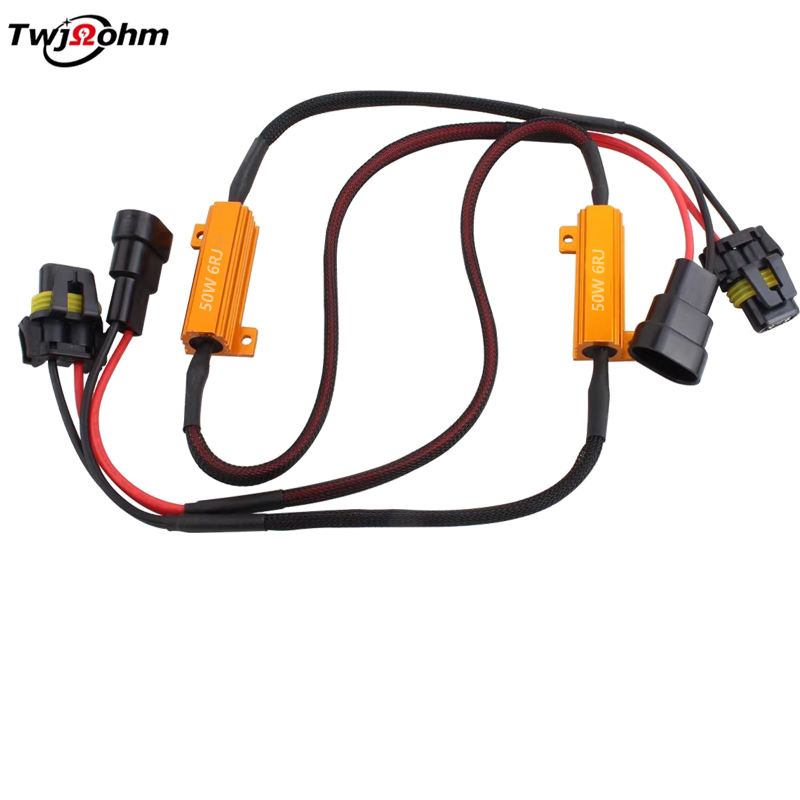 LED Front Fog Light Decoder Cable for VW/Audi/BMW (H8/9006)