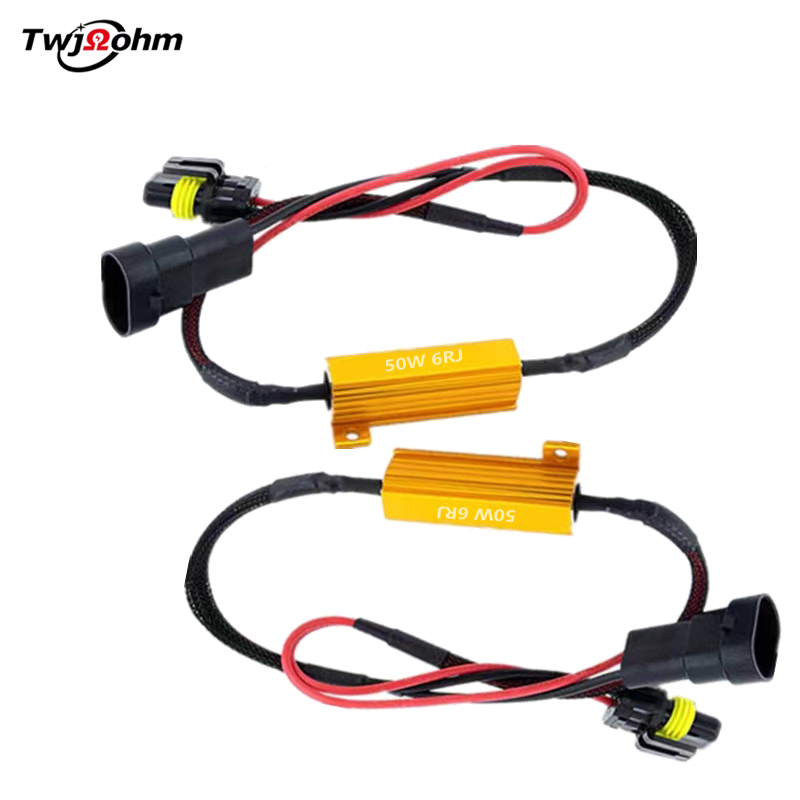 LED Front Fog Light Decoder Cable for VW/Audi/BMW (H8/9006)