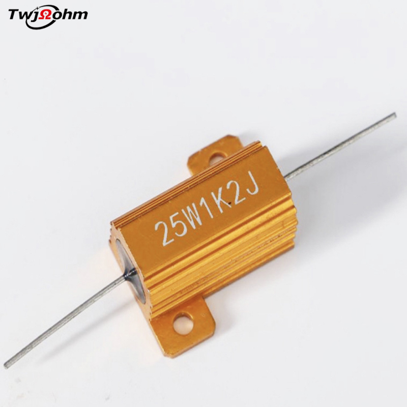 RX24-25W High-Power Gold Aluminum Shell Fixed Resistor