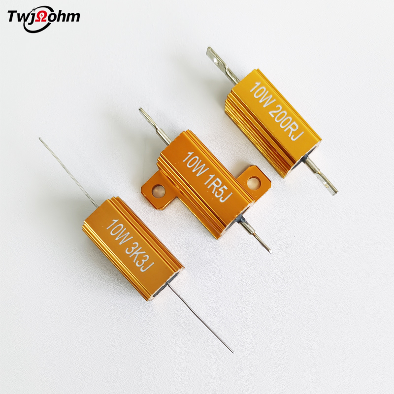 RX24-5W High-Power Gold Aluminum Shell Fixed Resistor