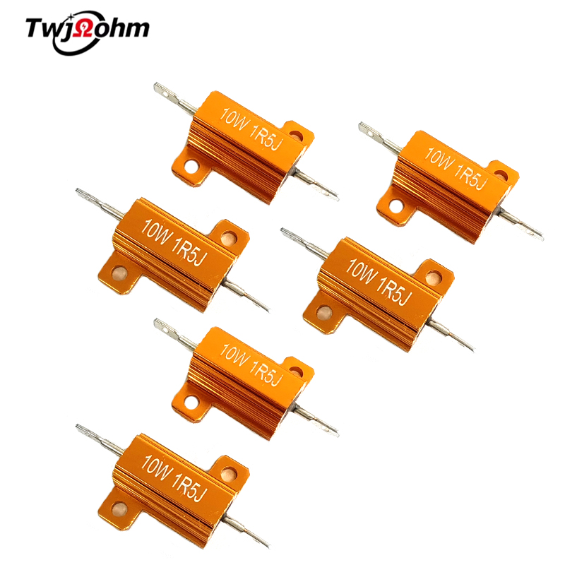 RX24-5W High-Power Gold Aluminum Shell Fixed Resistor