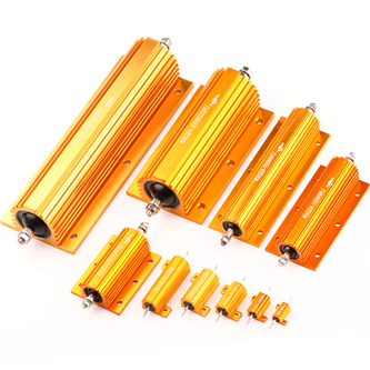 RXG24 Molded Gold Aluminum shell Resistor