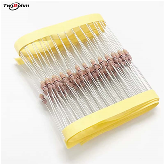 RI40-1/4W Metallic Ring Glass Film High Voltage Resistor