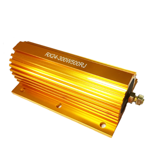 RX24-300W High-Power Gold Aluminum Shell Fixed Resistor