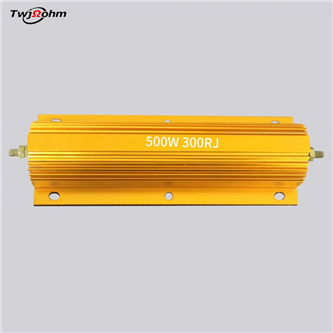RX24-500W High-Power Gold Aluminum Shell Fixed Resistor