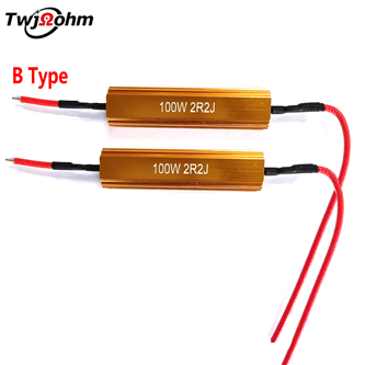RX24-100W High-Power Gold Aluminum Housed Wirewound Resistor for Discharge & Pre-charge & Load