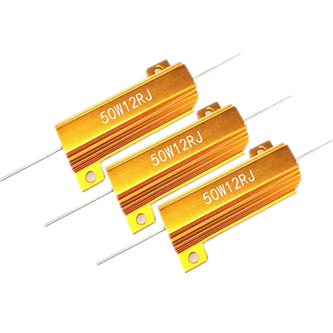 RX24-50W High-Power Gold Aluminum Shell Fixed Resistor