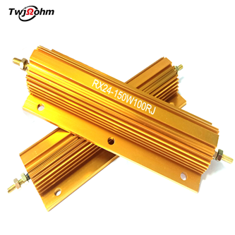 RX24-150W High-Power Gold Aluminum Shell Fixed Resistor
