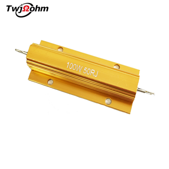 RX24-100WM High-Power Gold Aluminum Shell Fixed Resistor