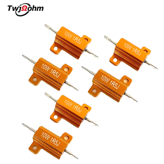 RX24-5W High-Power Gold Aluminum Shell Fixed Resistor